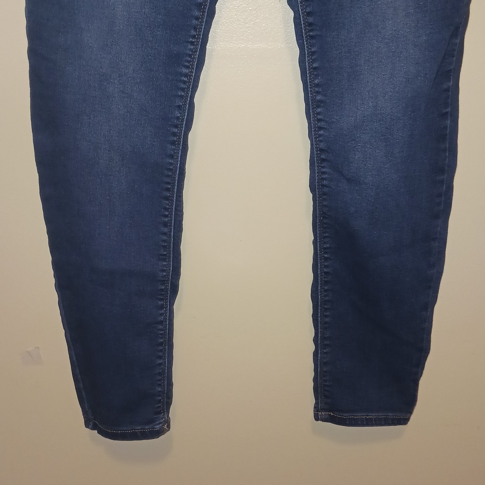 Angels Forever Young Skinny Blue Jeans Medium Wash Elastic Waist 10/30 - Picture 3 of 9